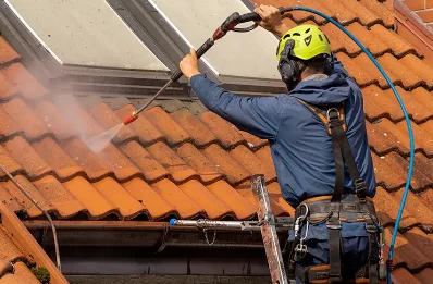 Démoussage et hydrofuge de toiture aux Thons
